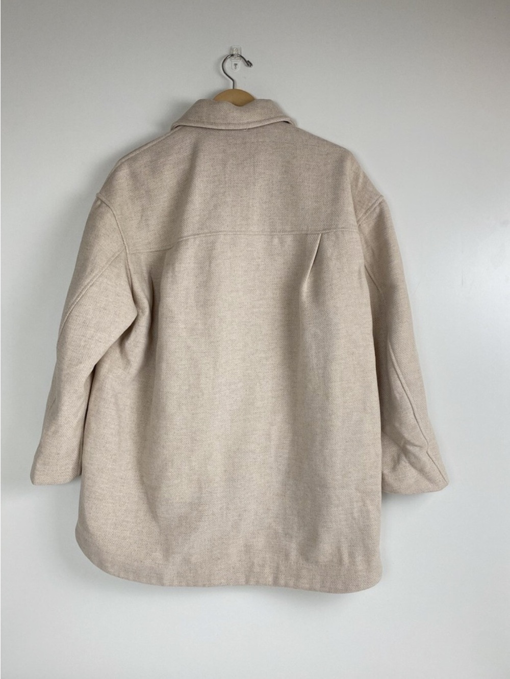 H&M Oversized Wool Blend Shacket Jacket - Picture 5 of 9